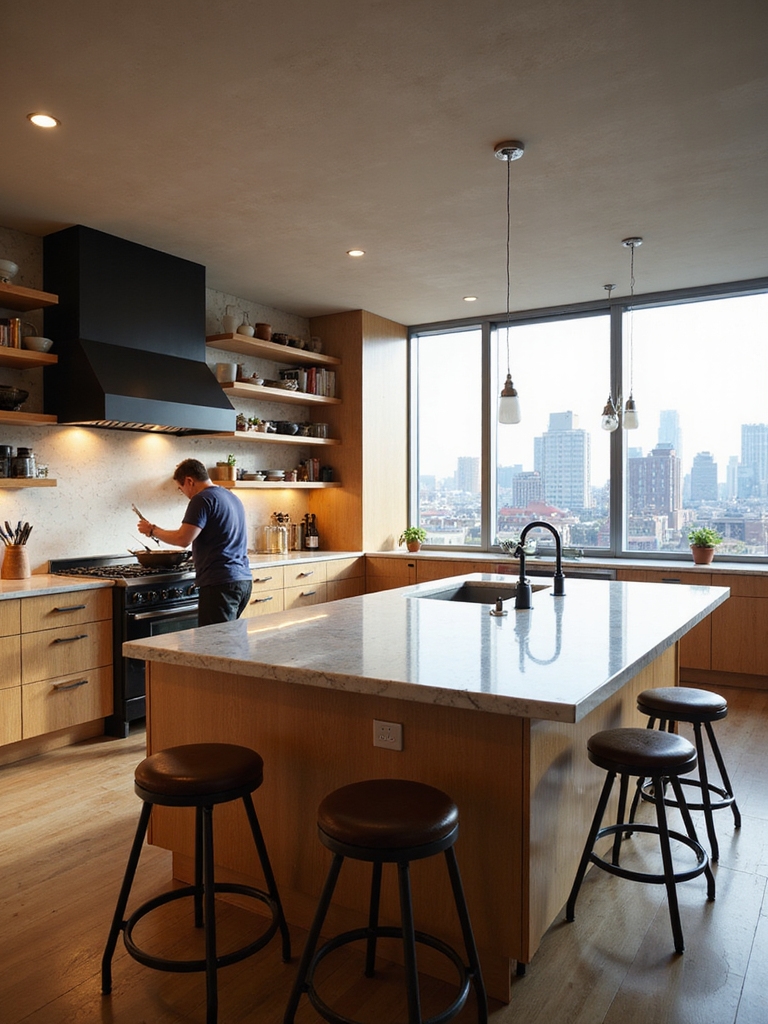 prep cook seat socialize