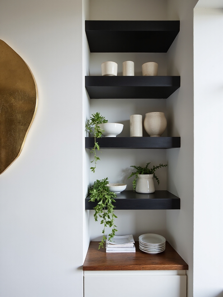 reclaimed shelf woven basket rail
