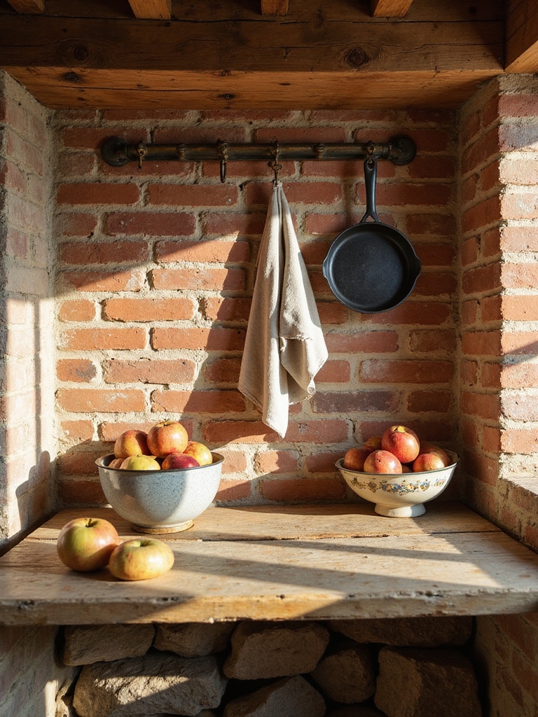 reclaimed wood stone brick