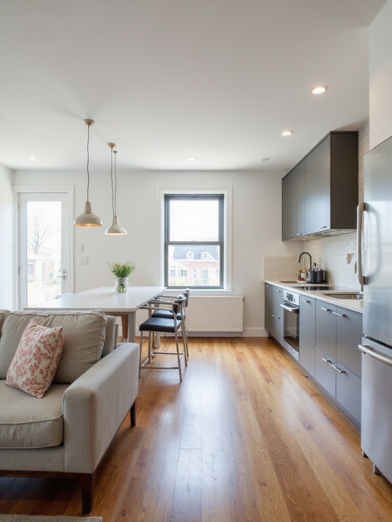 respect sightlines with scaled furniture