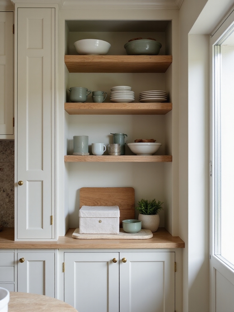 restrained warm textured palette