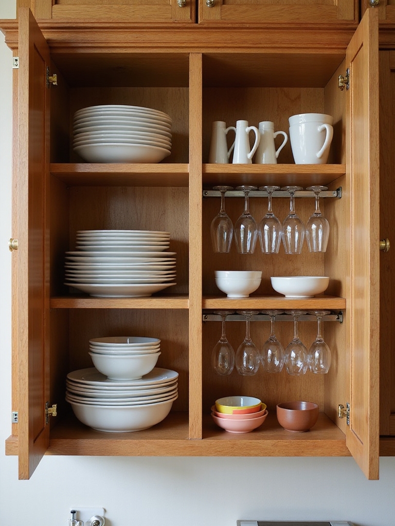 shelved reachable stacked visible storage