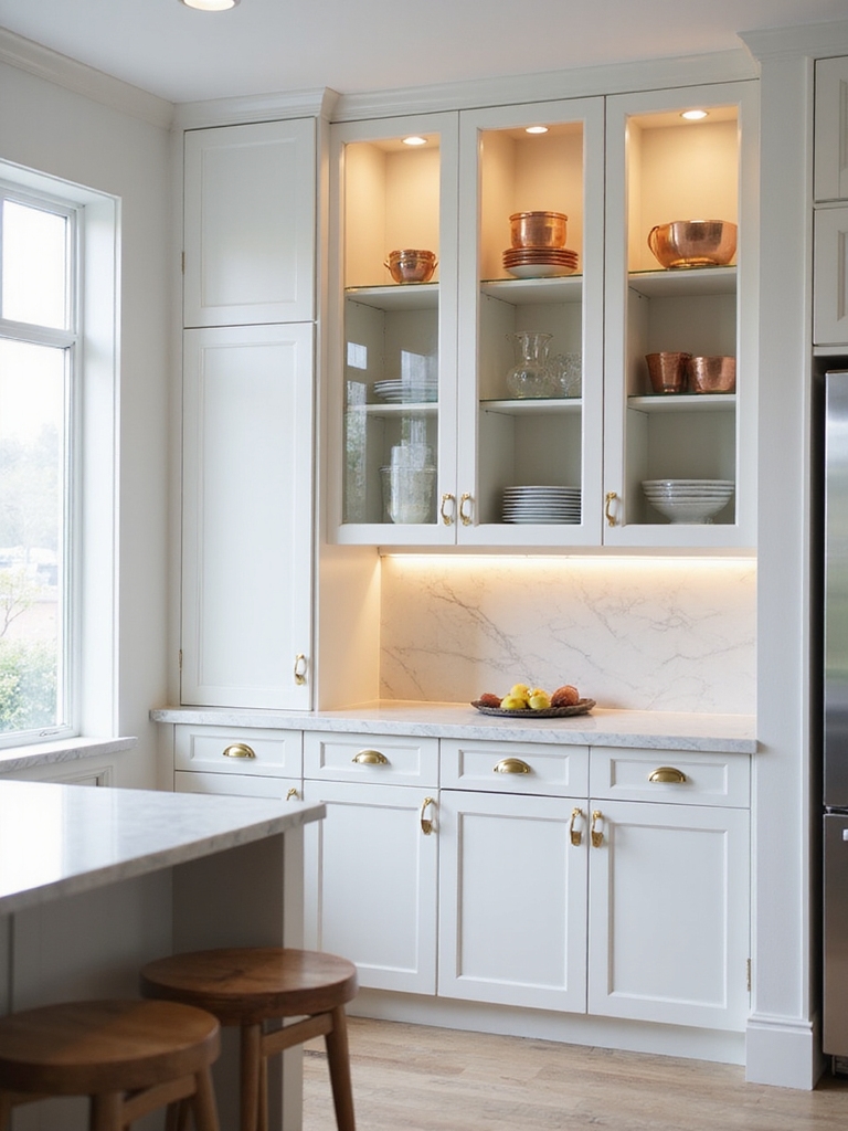 showcase dishes visible organization