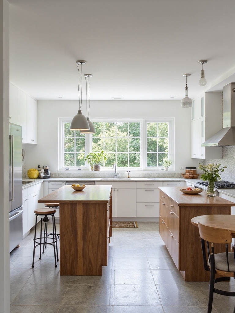 slim flexible kitchen island options