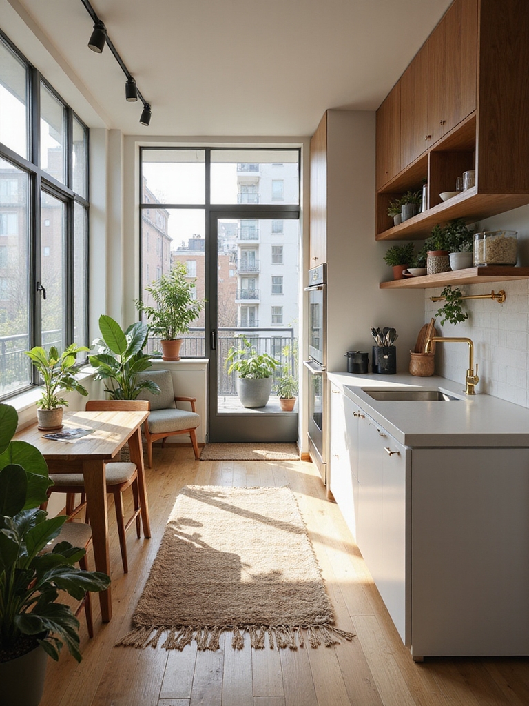 slimline multifunctional rustic zones