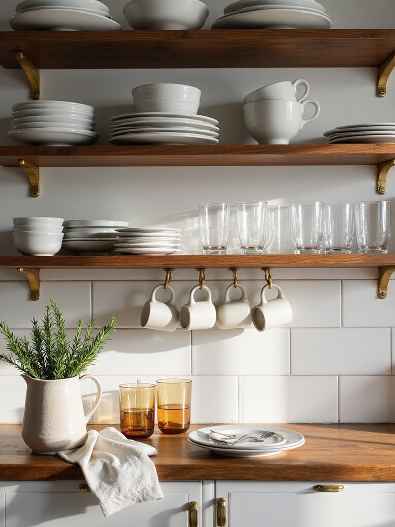 stacked layered dishes for accessibility