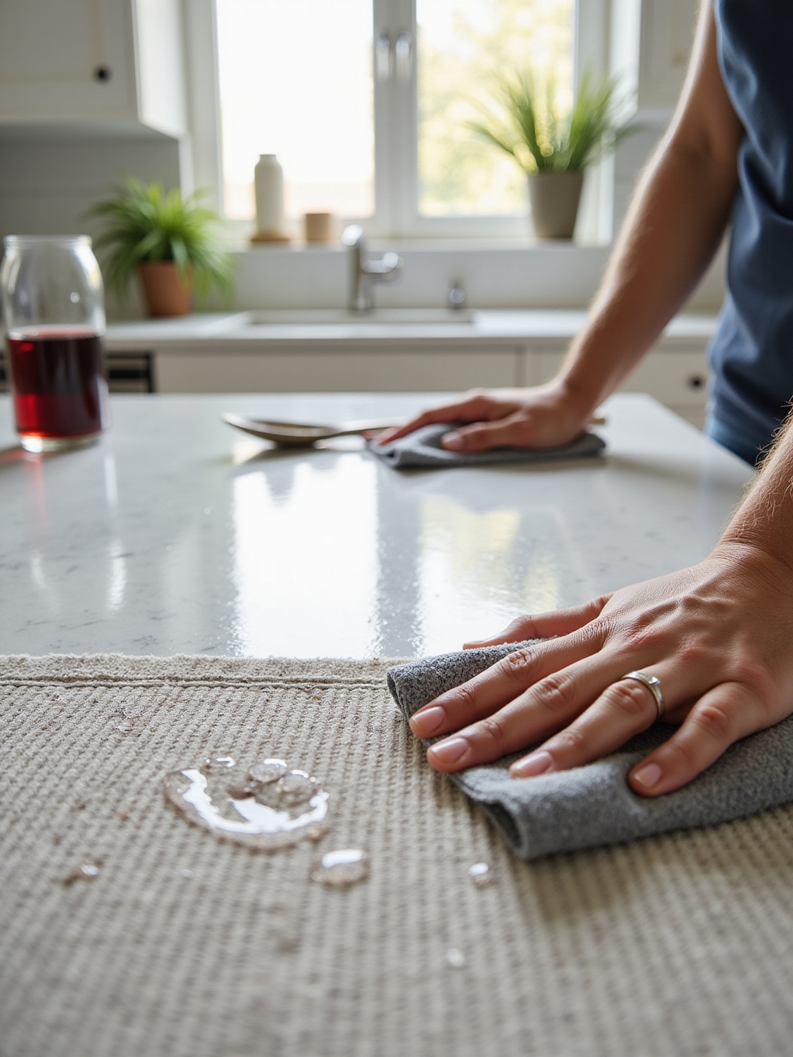 stain resistant washable rug materials