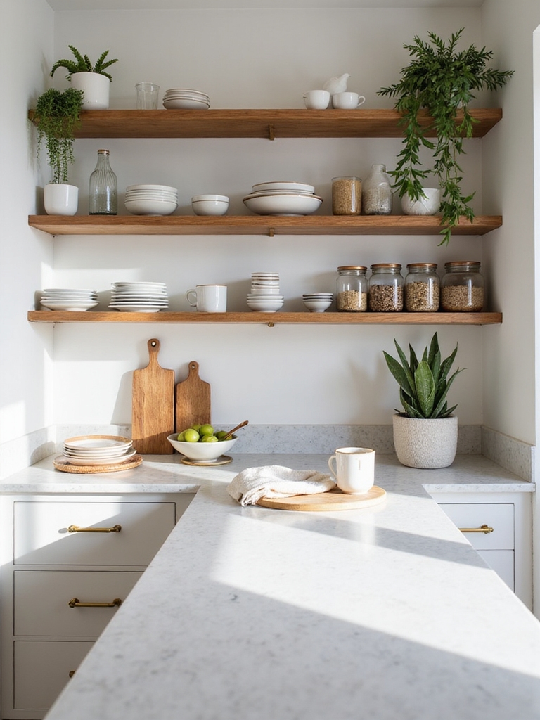 stylish open shelving kitchen ideas
