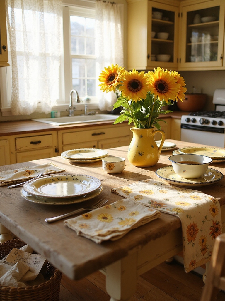 sunflower kitchen decor sources