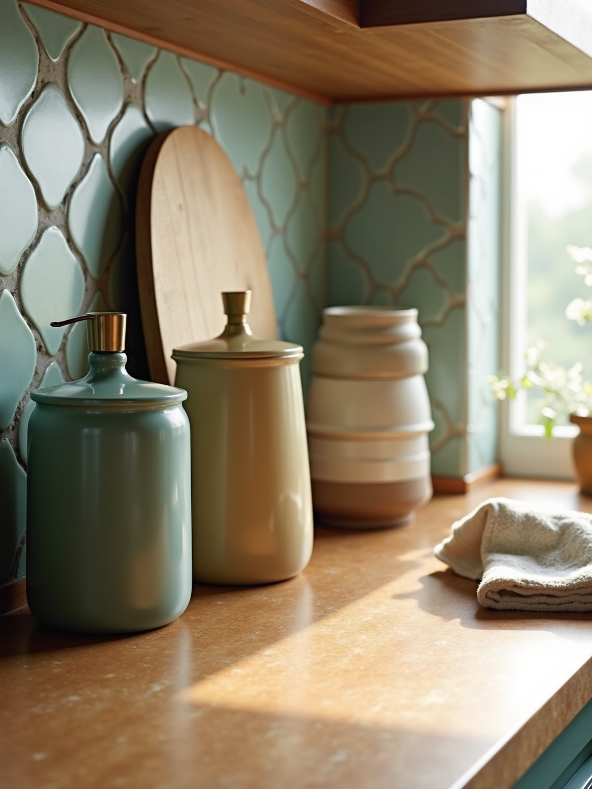 timeless stone with artisan tile