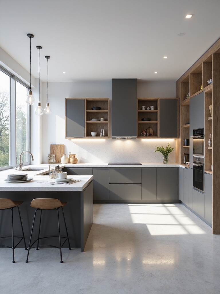 u shaped kitchen layout efficiency