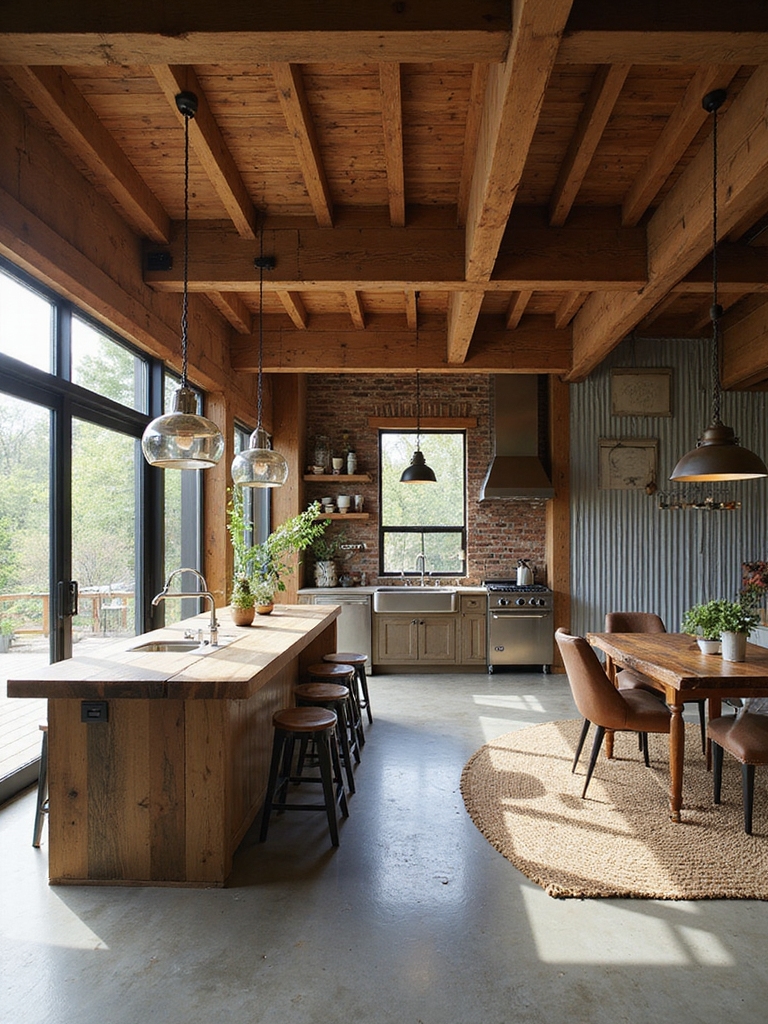 visual zones define kitchen flow