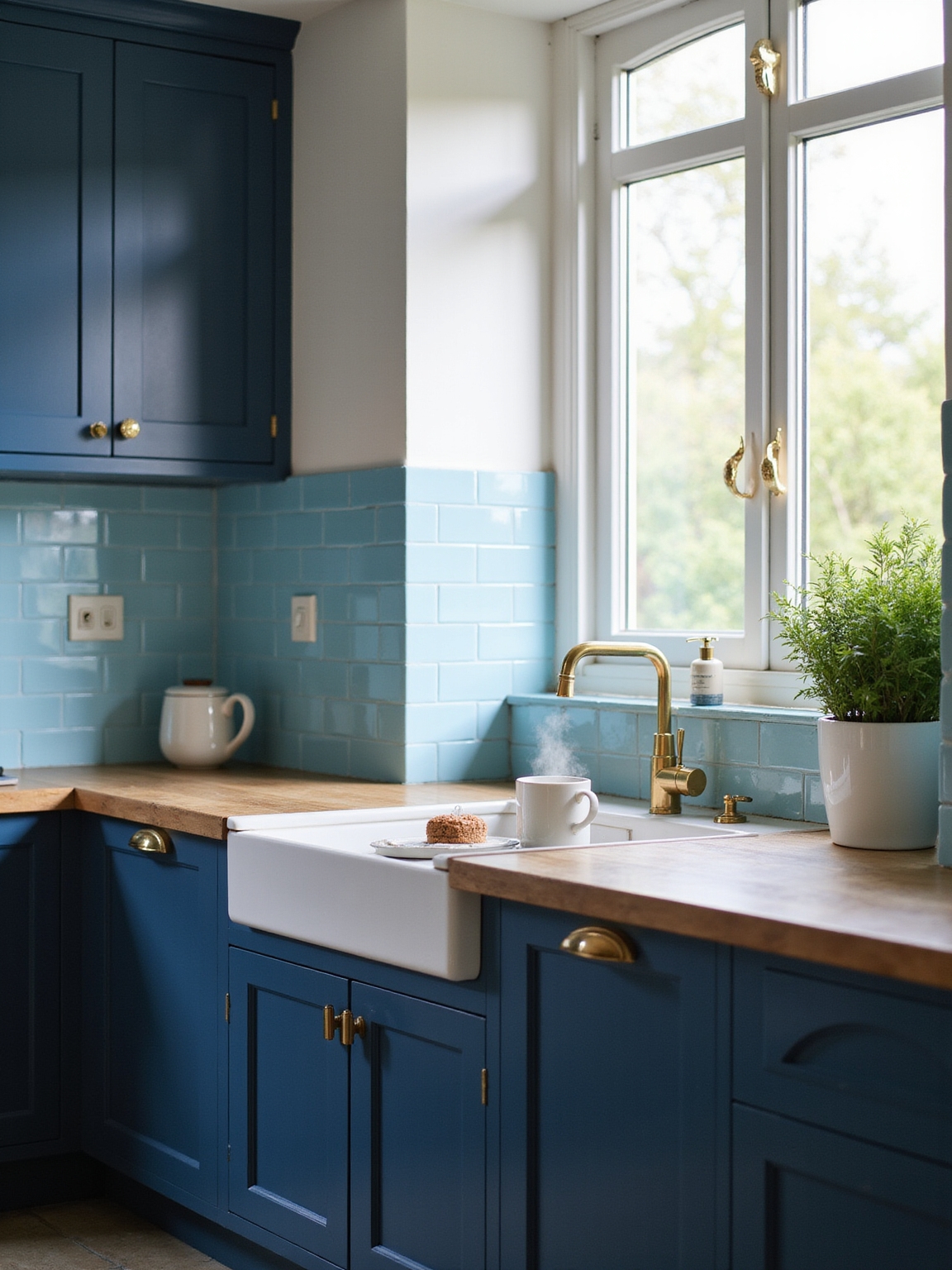 warm cozy vs airy blue
