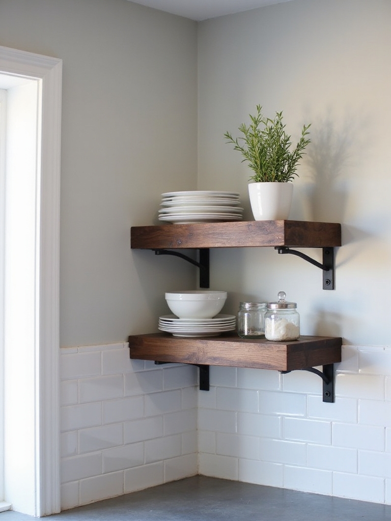 warm durable mixed material shelving