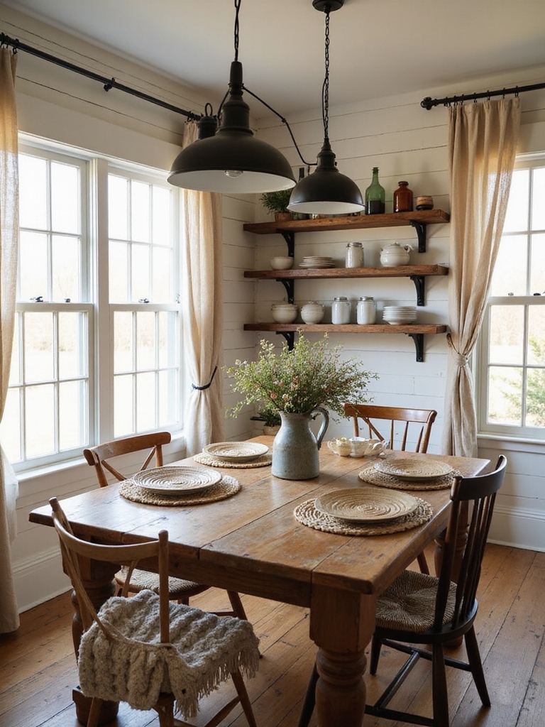 warm farmhouse kitchen charm