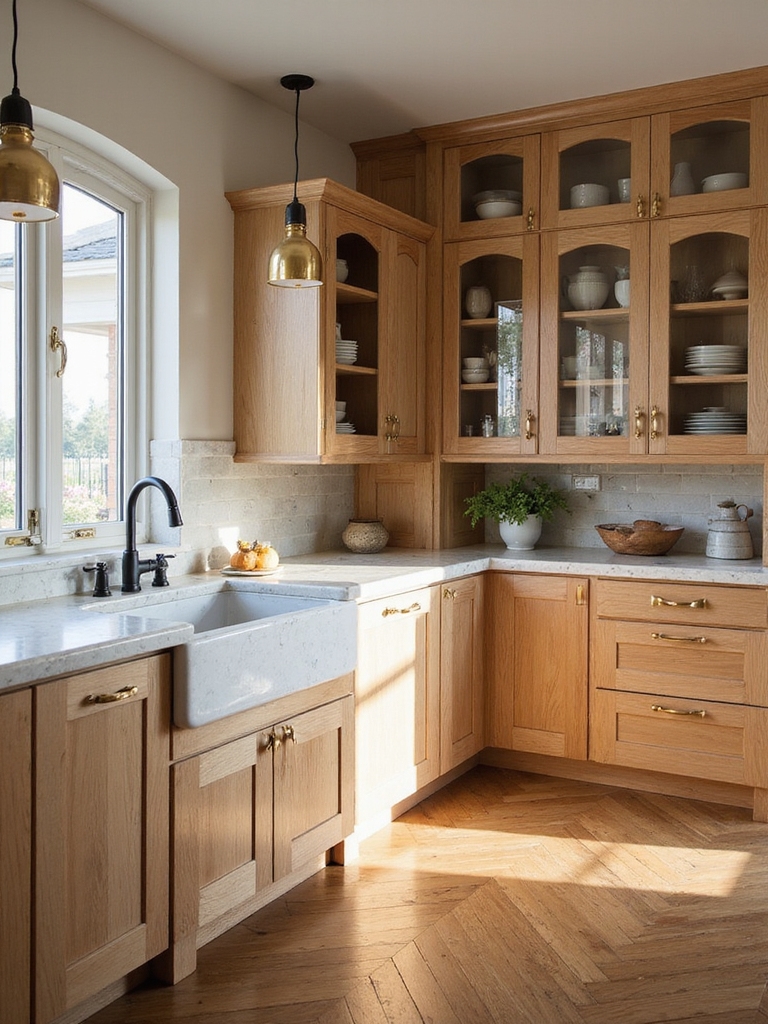 warm handcrafted modern cabinetry
