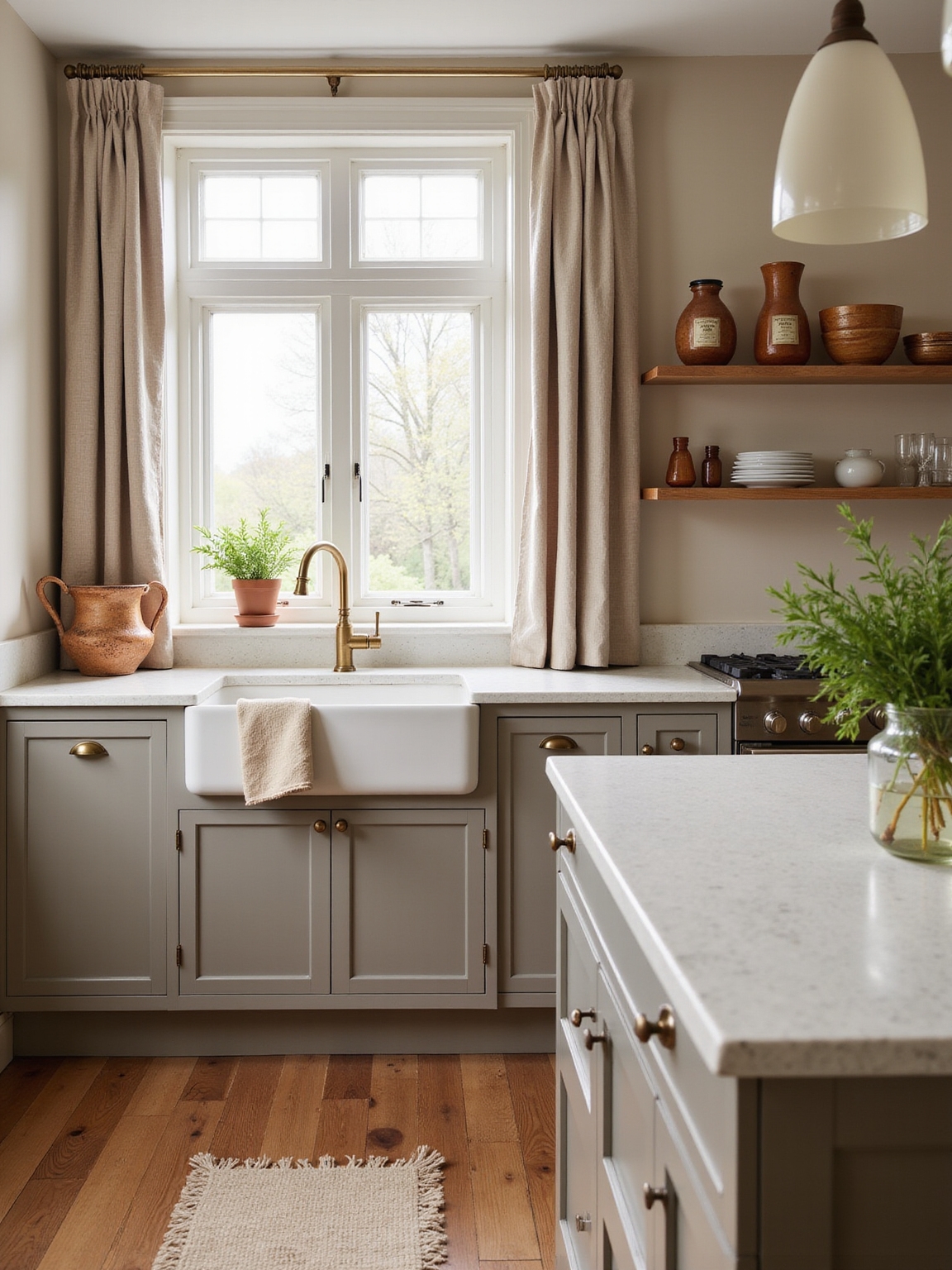 warm metallics soft finishes