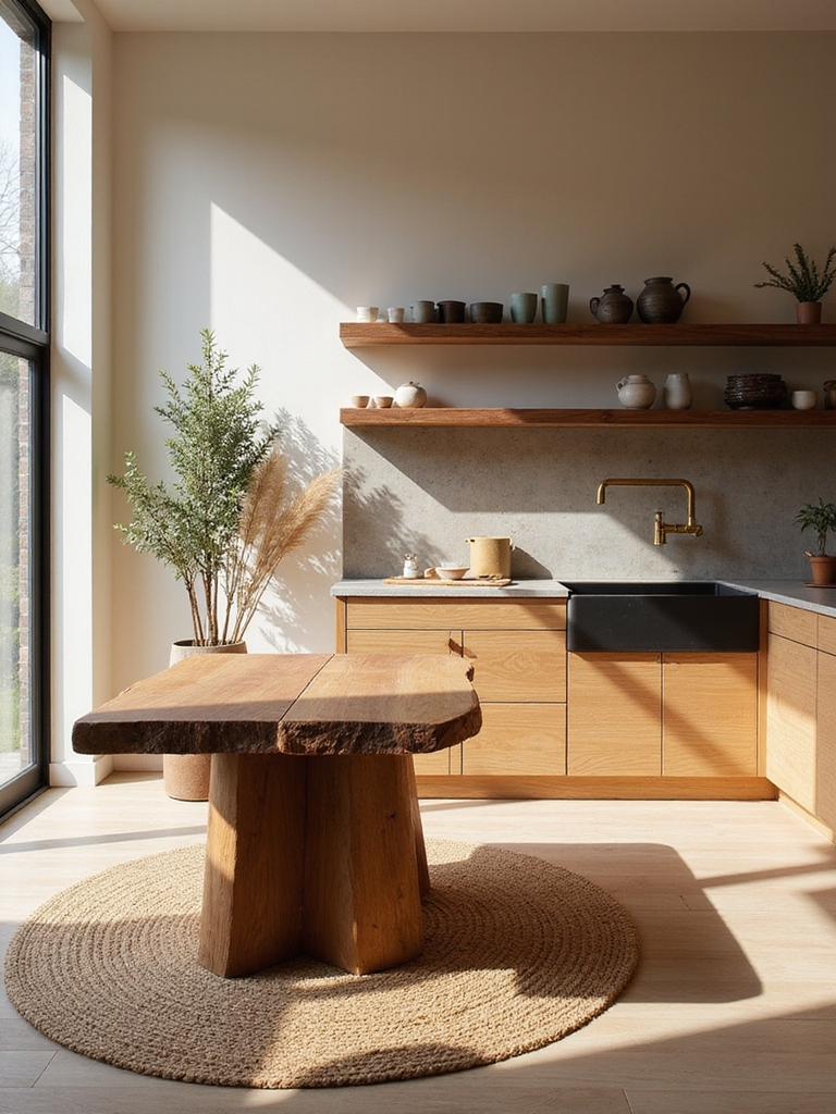 warm modern natural materials