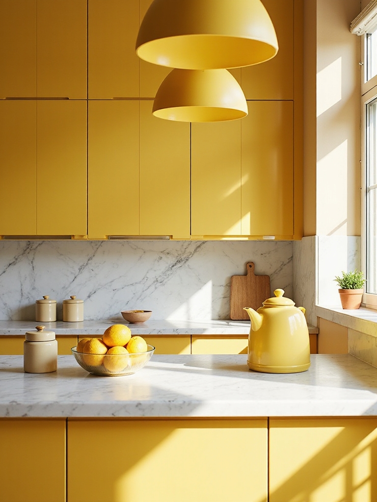 warm muted yellows recommended