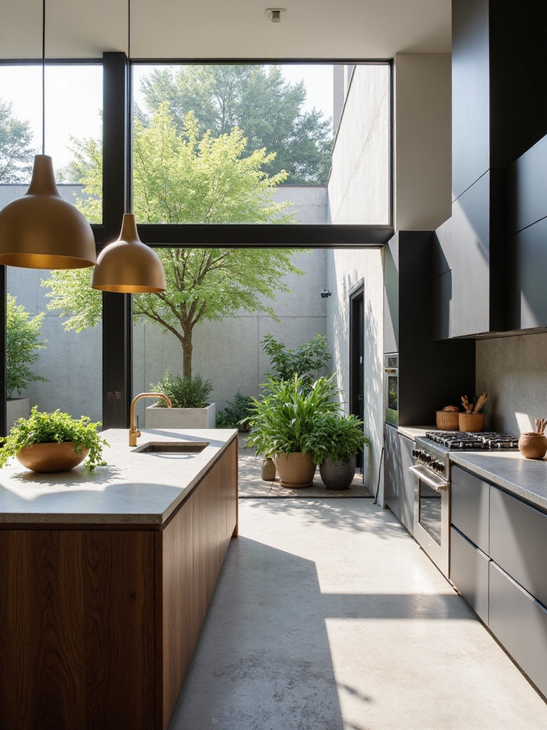 warm practical naturally textured kitchens