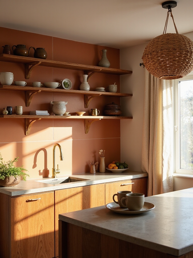warm tactile natural materials