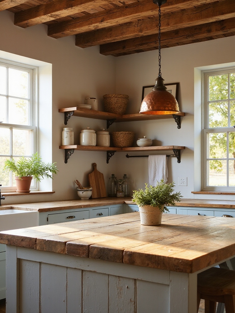 weathered reclaimed wood elements