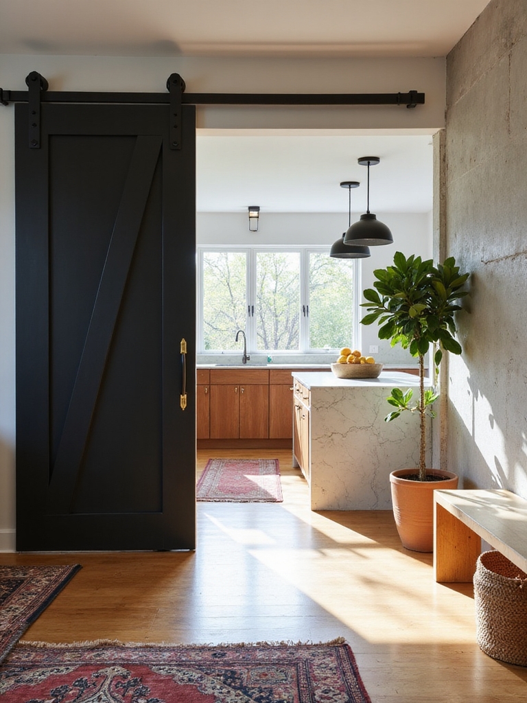 welcoming farmhouse inspired kitchen threshold