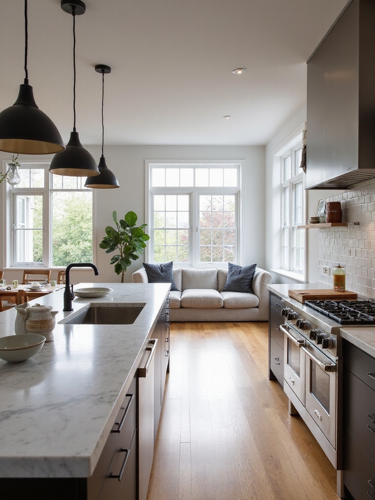 zone the kitchen for togetherness