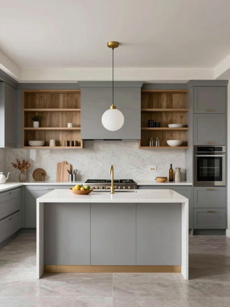 airy small kitchen designs