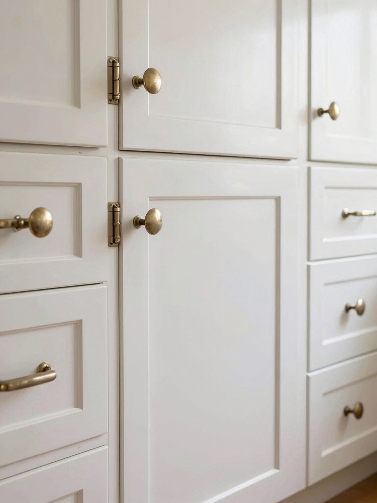 antique white cabinet hardware