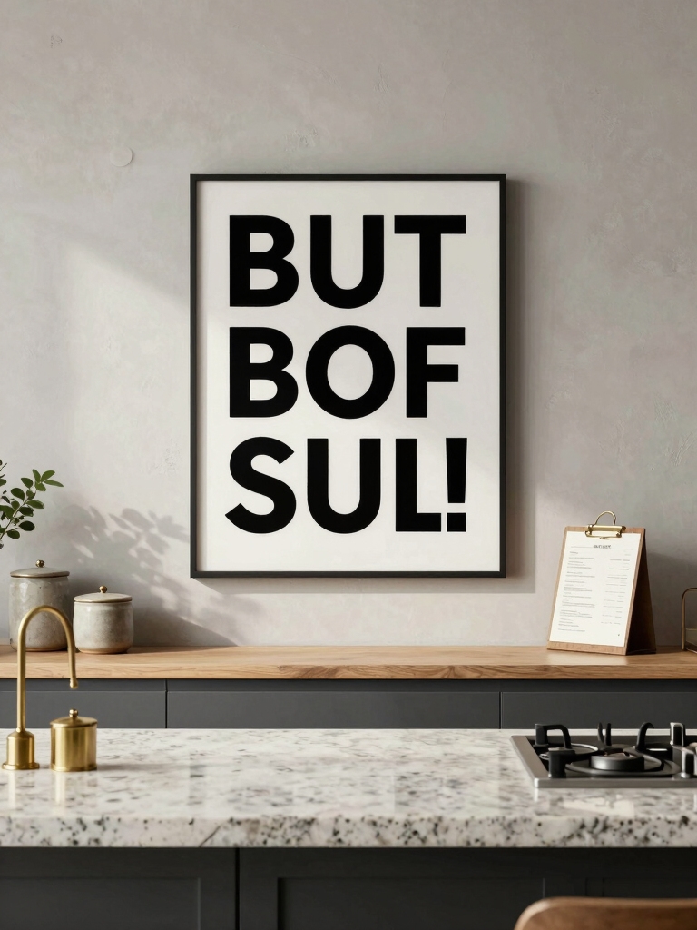 appetizing typography for kitchens