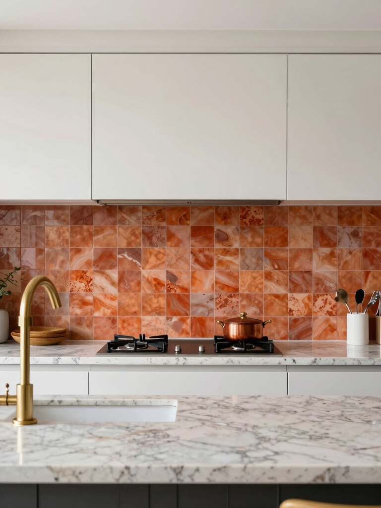 balanced bold kitchen accents