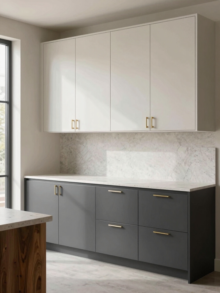 balanced cabinet color pairings