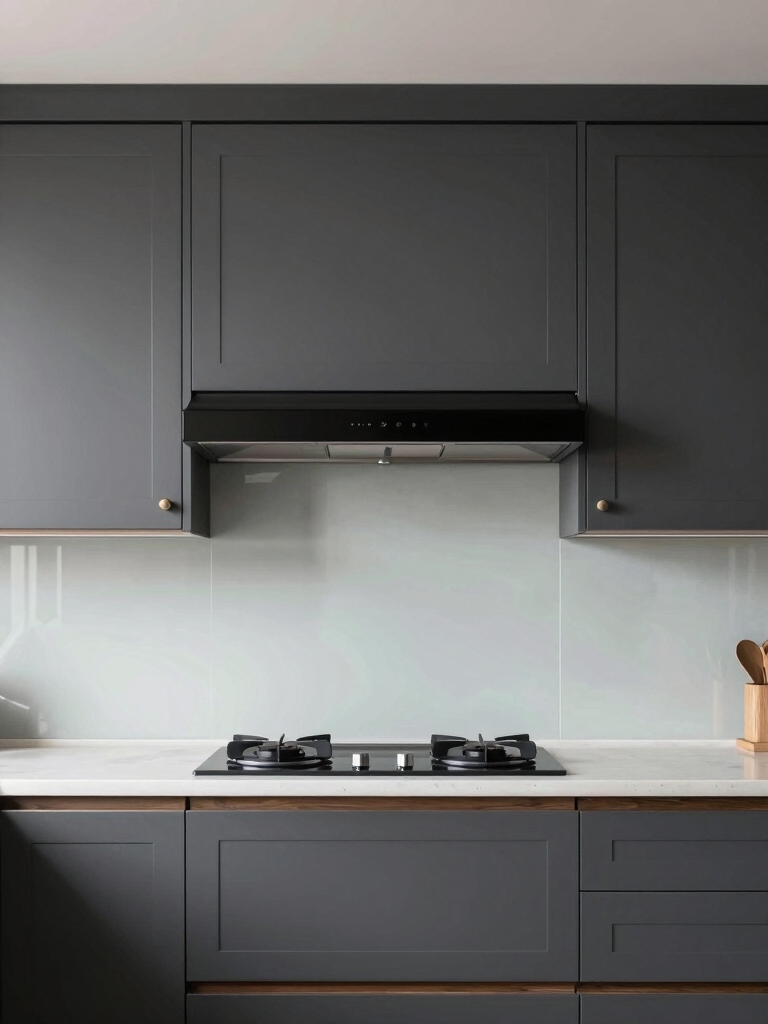 balanced dark light kitchen design