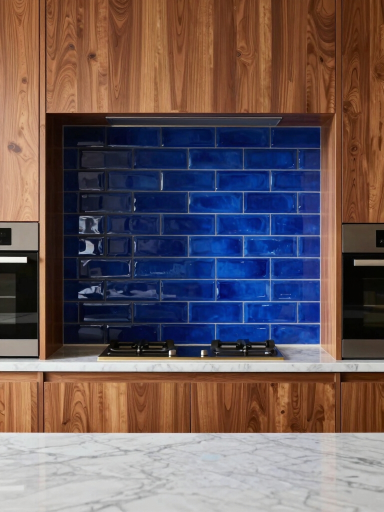 bold colors energize kitchens