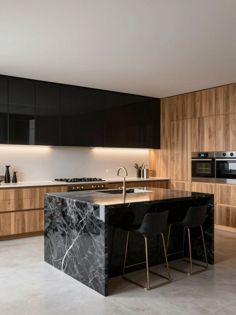 bold contrasts enhance sophistication