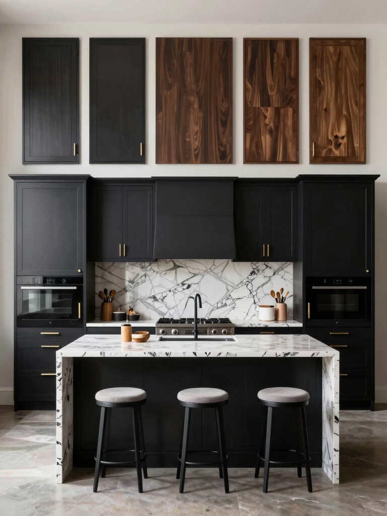 bold dark cabinet designs