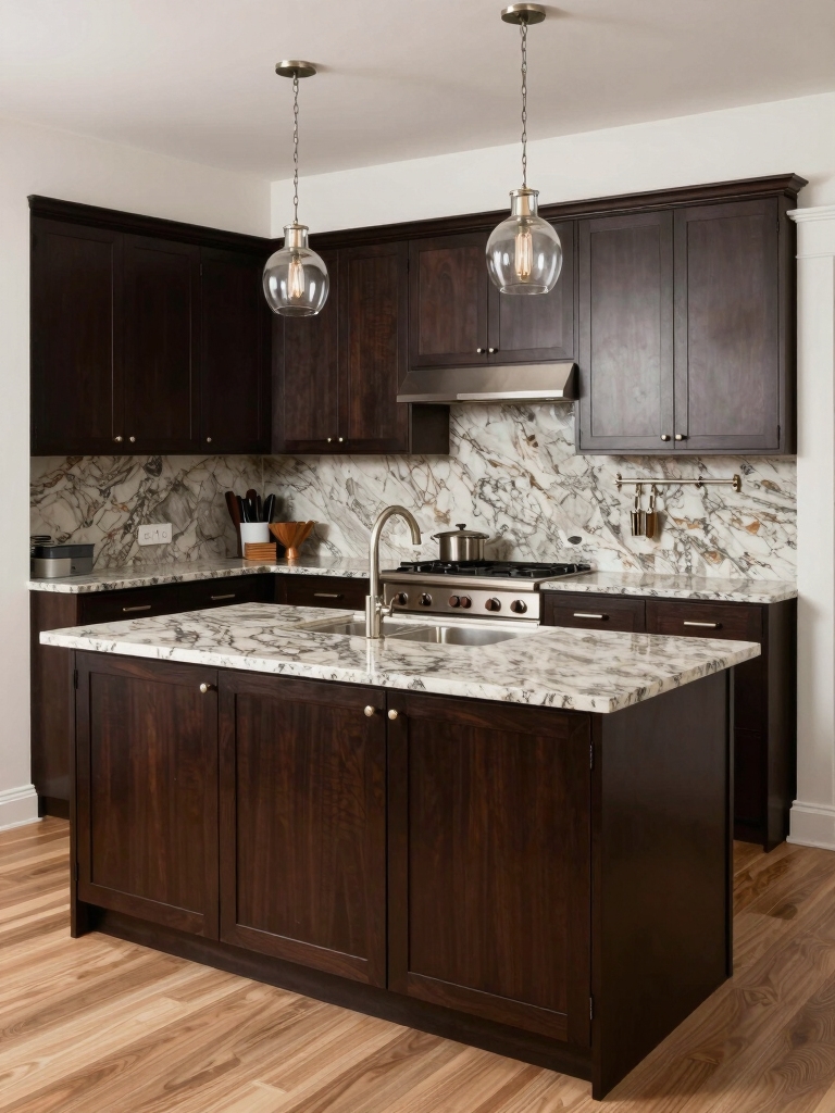 bold granite for contrast