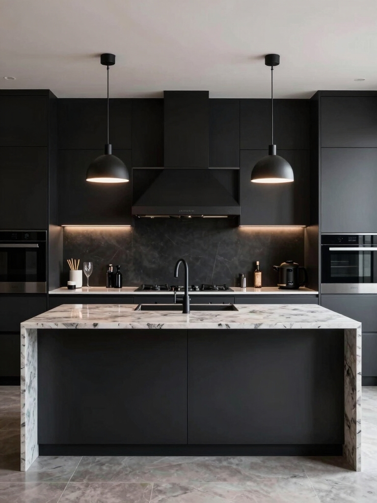 bold timeless kitchen elegance