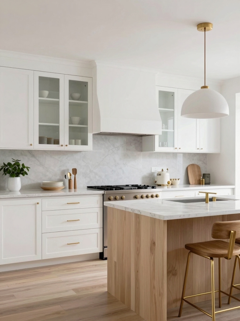 bright airy kitchen design