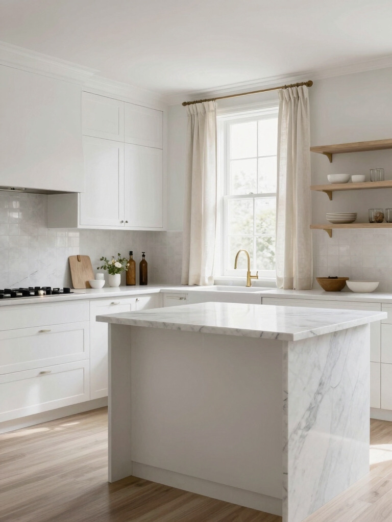 bright calm organized kitchens