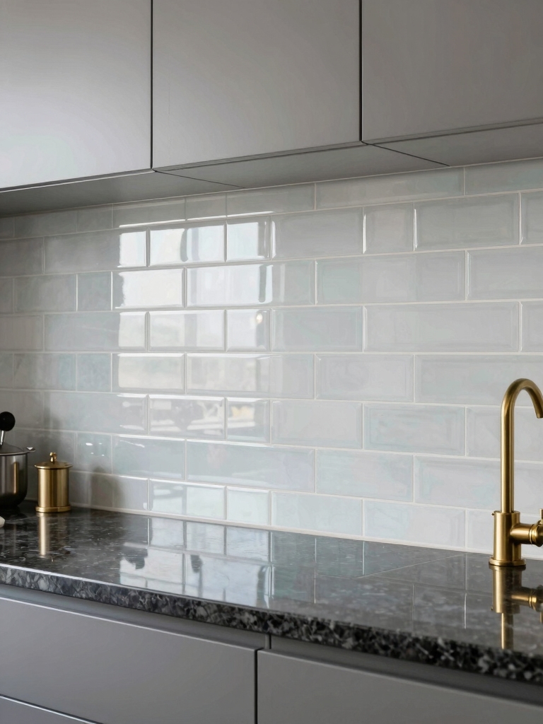 bright durable glass backsplashes
