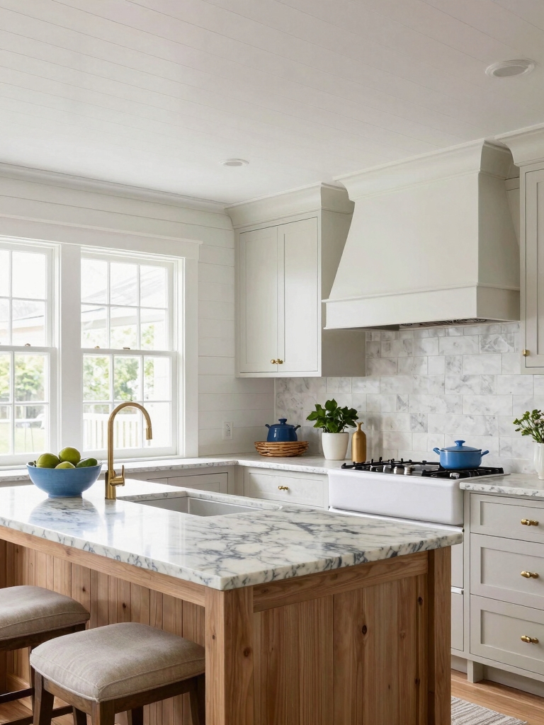 bright timeless coastal kitchen