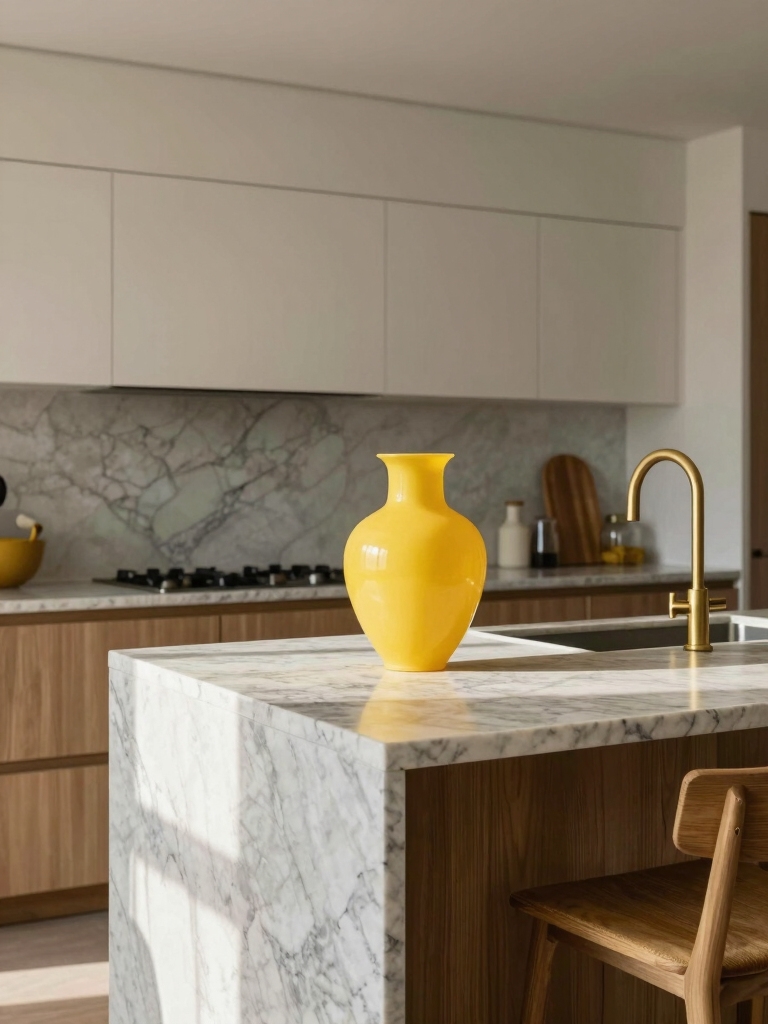 brighten space with yellow