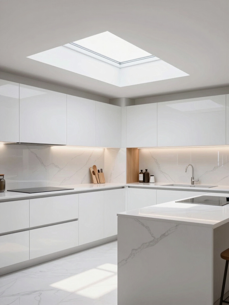 brighten your white kitchen