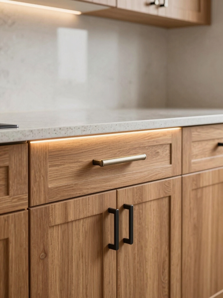 budget friendly cabinet hardware upgrade