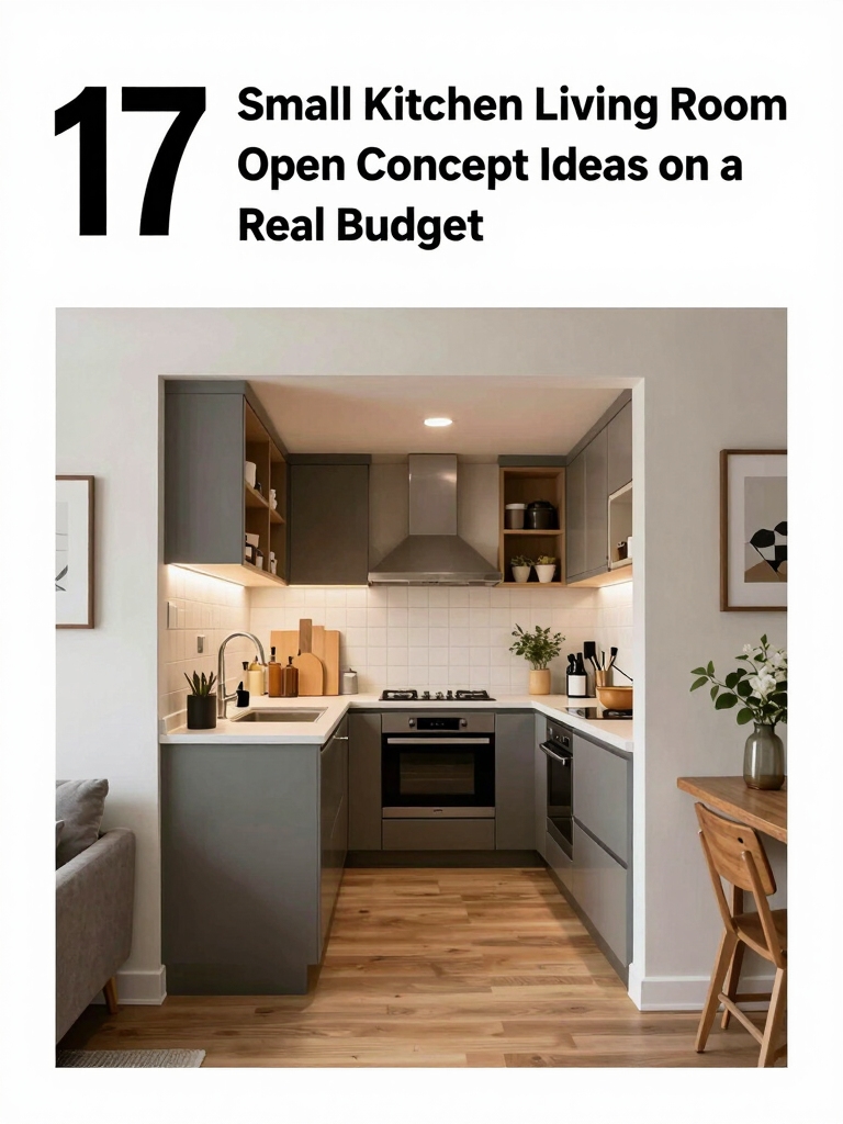 17 Small Kitchen Living Room Open Concept Ideas On A Real Budget