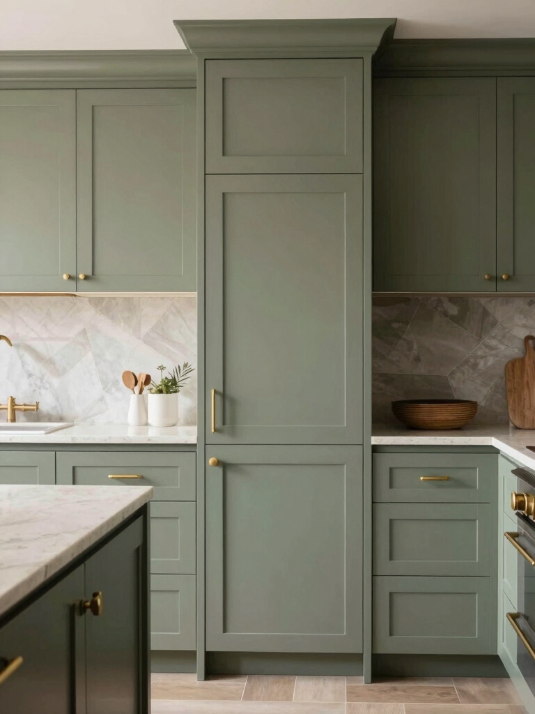 calm nature inspired kitchen aesthetics