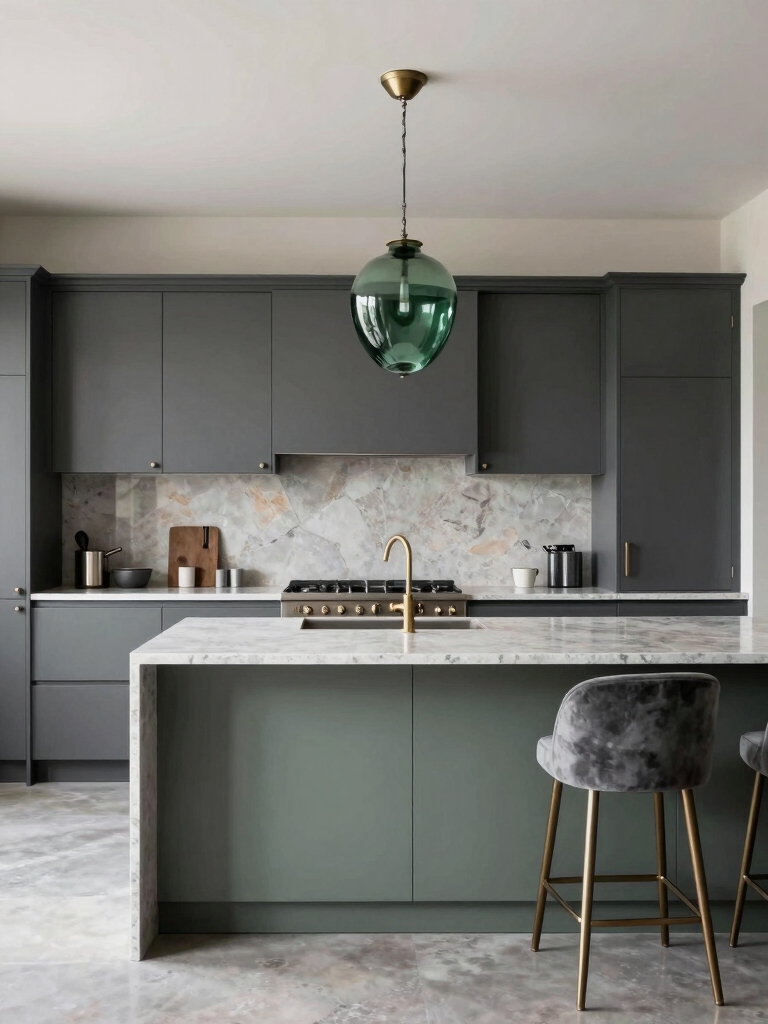calm versatile kitchen colors