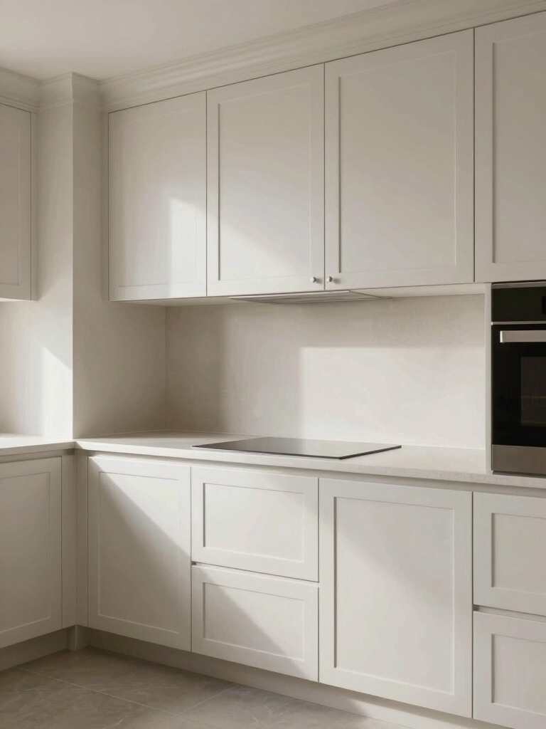 choosing creamy white cabinets